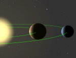 Extrasolar planets or 47 Ursae Majoris (NSF illus.)
