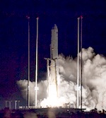 Antares of launch of Cygnus NG-10 cargo mission (NASA)