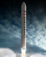 Antares launch illustration (Orbital Sciences Corp.)