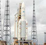 Ariane 5 ECA before launch of Skynet 5C (Arianespace)