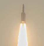 Ariane 5 launch of DirecTV 9S and Optus D1 (Arianespace)