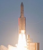 Ariane 5 launch of NSS-12 and Thor 6 (ESA)