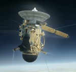 Cassini spacecraft entering Saturn (NASA/JPL-Caltech)