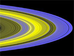 Cassini UV image of Saturn rings (NASA/JPL)