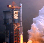 Long March 3A launch of Fengyun 2-06 (Xinhua)