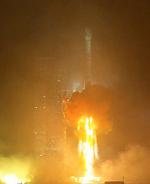 Long March 3B launch of Nigcomsat-1 (Xinhua)