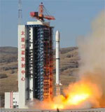 Long March 4B launch of Yaogan 5 (Xinhua)