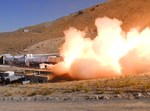 DM-2 solid rocket motor test firing (NASA)