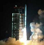 Long March 2C/SM launch of Double Star 1 (Xinhua)