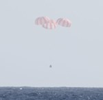 Dragon CRS-2 splashdown (SpaceX)