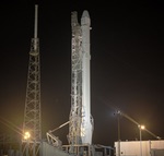 Falcon 9 v1.1 on pad before CRS-5 launch (SpaceX)