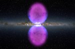 Gamma-ray bubbles extending from Milky Way (NASA)