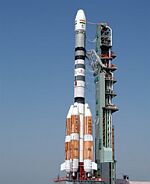 GSLV prior to launch of GSAT-2 (ISRO)
