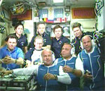 ISS crew on 2009 October 2 (NASA)