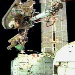 ISS spacewalk by Onufrienko and Walz (NASA)