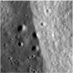 Lunar cliffs created by shrinkage (NASA)