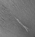 MGS image of new Mars gully (NASA/JPL/MSSS)