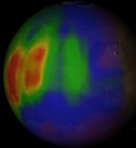 Mars methane map (NASA)