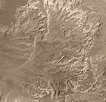 Alluvian fan on Mars (NASA/JPL/MSSS)