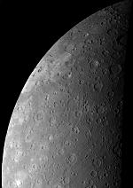Mercury craters seen by MESSENGER (JHUAPL)