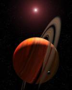 Microlensed exoplanet illustration (STScI)