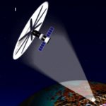 Microwave beam to spacecraft illustration (UCI)