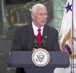 Vice President Mike Pence at KSC, July 2017 (NASA)