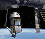 PlanetSpace ISS resupply concept illus. (PlanetSpace)