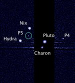 Pluto P5 moon in July 2012 (STScI)