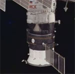 Poisk docks to ISS (NASA)