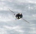 Progress M-14M on approach to ISS (NASA)
