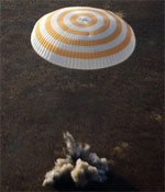 Soyuz TMA-12 landing