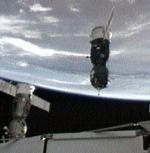Soyuz TMA-13 docks with ISS (NASA)