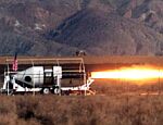 SpaceShipOne engine test (SpaceDev)