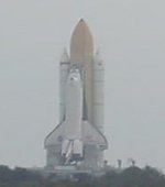 STS-109 rollout of Columbia to pad 39A