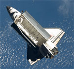 STS-129: shuttle after undocking (NASA)