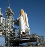 STS-131: rollout (NASA/KSC)