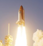 STS-133: launch (NASA/KSC)