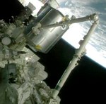 STS-133: Leonardo attached to station (NASA/ESA)