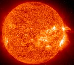Sun as seen on November 3 2003 by SOHO (NASA)