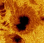 Sunspot image from Swedish 1-m Solar Telescope