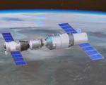 Shenzhou-10 docking illustration (Xinhua)