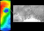 THEMIS infrared and visible image of Mars (NASA/JPL)