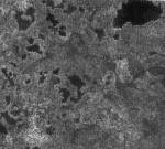 Titan lakes near north pole (NASA/JPL)