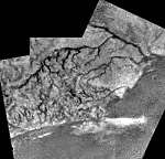 Huygens image of Titan river channels (ESA)