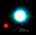 Exoplanet around star 2M1207 (ESO)