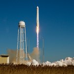 Antares launch of Cygnus on Orb-1 (NASA)