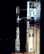 Ariane flight 144 on the launch pad (Arianespace)