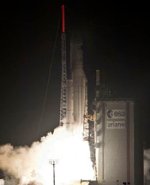 Ariane 5 launch of ATV-2 (Arianespace)