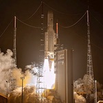 Ariane 5 launch of JCSAT-17, Feb 2020 (Arianespace)